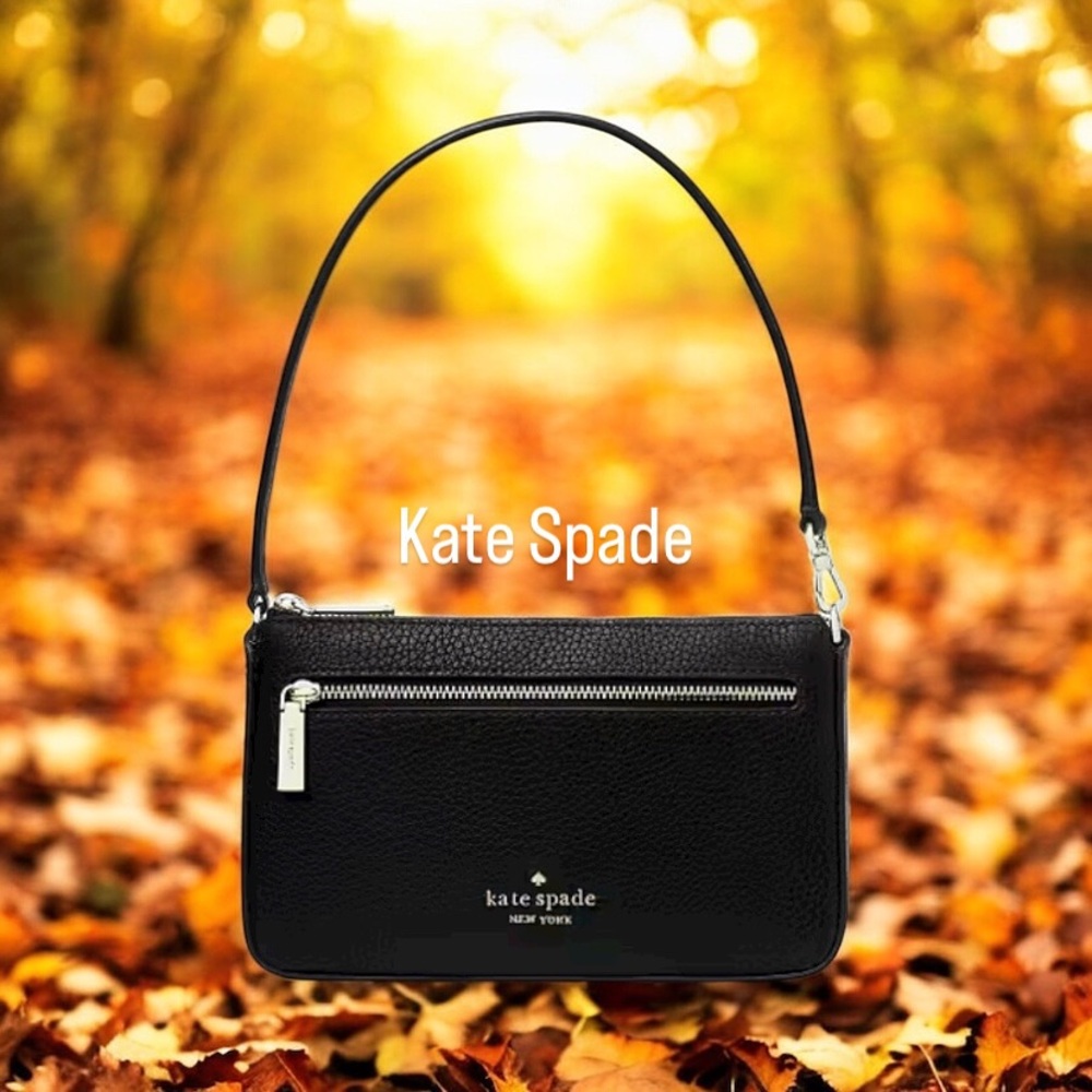 KATE SPADE Black Pebbled Leather Bag